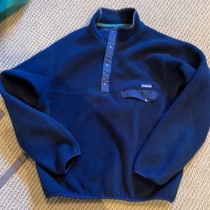Patagonia Navy Blue Windbreaker Jacket